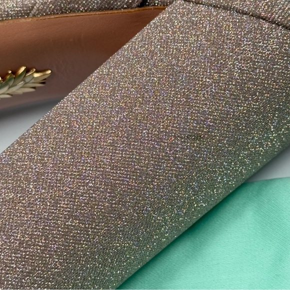 AQUAZZURA So High 140MM Plateau Metallic Pumps Size 39 - Picture 11 of 13